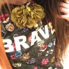 Collar flores tela - Imagen 13