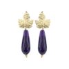 Pendientes hoja piedra - Imagen 3