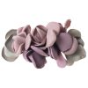 Broche flores tela raso