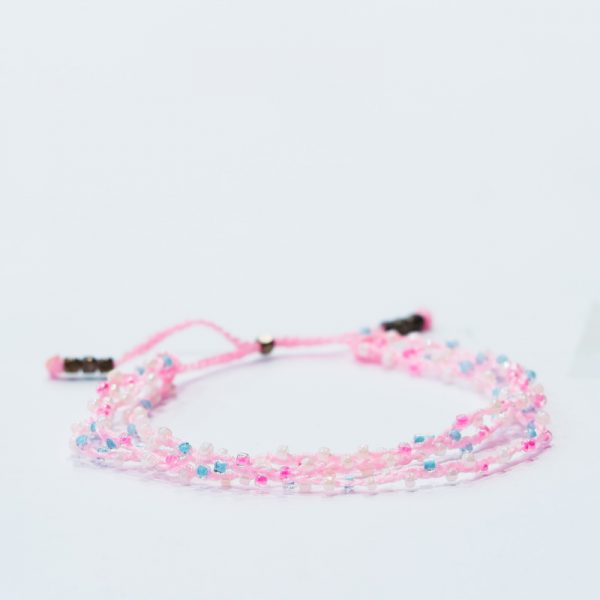 Pulsera  cuerda bolitas