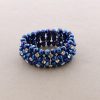 Pulsera cuentas piedras facetadas elástica