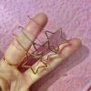 Pendientes acero estrella - Imagen 2