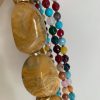 Collar multivueltas piedras mineral natural - Imagen 3