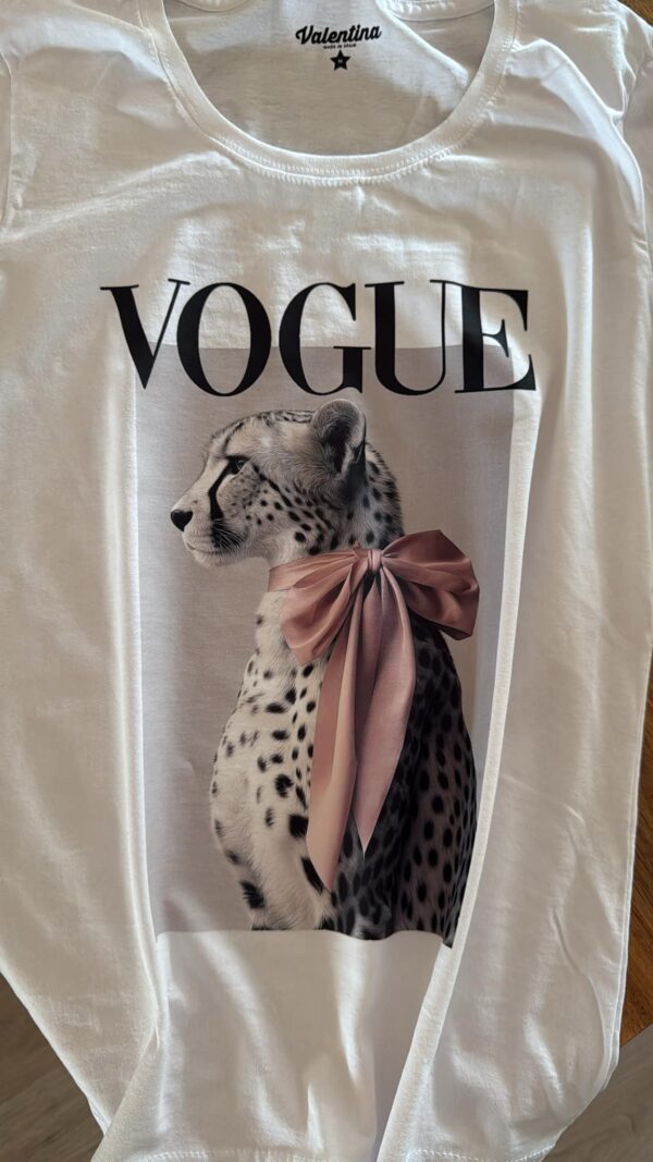 Camisetas Guepardo white lazo - Imagen 2