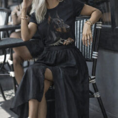 Camisetas Doberman mano chica