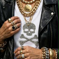 Camisetas Calavera efecto strass